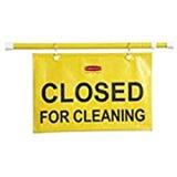 RUB9S1500YW - Sign, Safety, Closed for Cleaning, Extends 49-1/2, Yellow screenshot. Janitorial Supplies directory of Janitorial & Breakroom Supplies.