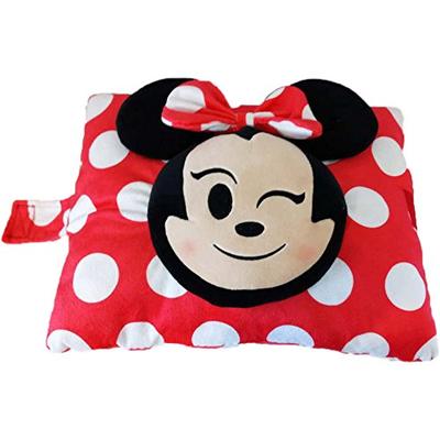 Pillow Pets Minnie Mouse Emoji Disney Stuffed Plush Toy for Sleep, Play, Travel, and Comfort - Great