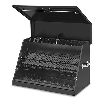 Montezuma - LA400B - 30-Inch Portable TRIANGLE Toolbox - Multi-Tier Design - 16-Gauge Construction -