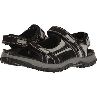 Drew Shoe Men's Warren Sandals,Gray,14 W