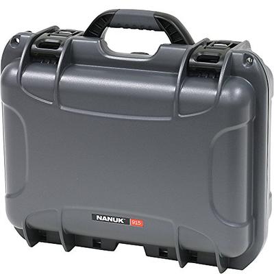 Nanuk 915 Waterproof Hard Case with Padded Dividers - Graphite