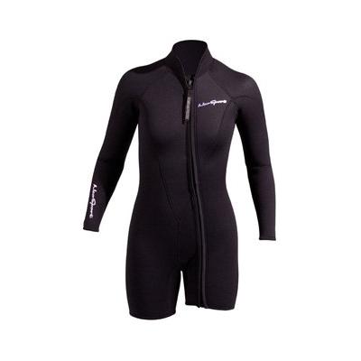 NeoSport Wetsuits Women's Premium Neoprene 3mm Step-In Jacket, Black, 6 - Diving, Snorkeling & Wakeb