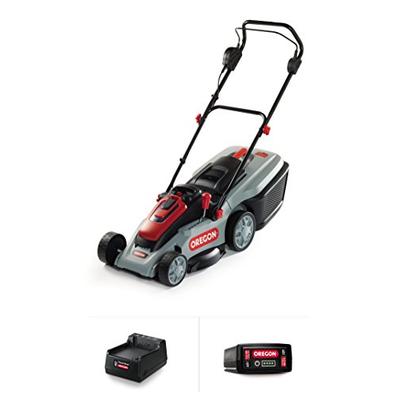 Oregon Cordless LM300 Lawn Mower Kit with A6 4.0 Ah Battery and Standard Charger