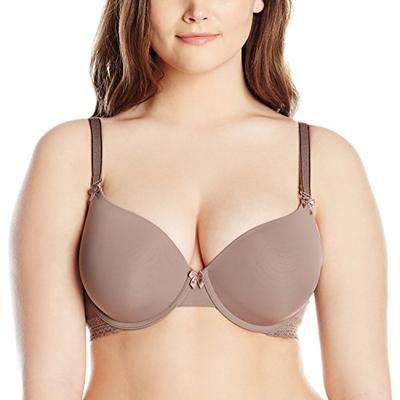 Paramour by Felina Women's Plus-Size Gorgeous Seamless Contour, Mink, 38D