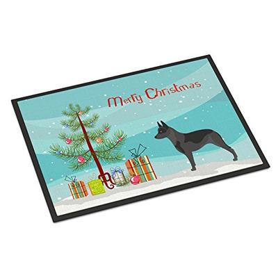Caroline's Treasures Australian Cattle Dog Christmas Doormat, 24hx36w, Multicolor
