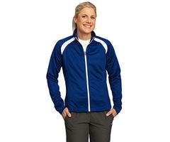 Sport-Tek Women's Tricot Track Jacket M True Royal/White