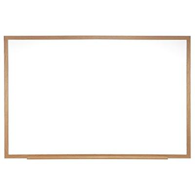 Ghent 3 x 4 Porcelain Magnetic Whiteboard, Wood Frame, 1 Marker, 1Eraser, Made in the USA (M1W-34-1)