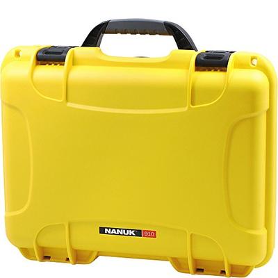 Nanuk 910 Waterproof Hard Case Empty - Yellow