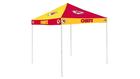 Logo Brands NFL Kansas City Chiefs Checkerboard Tent Checkerboard Tent, Red, One Size