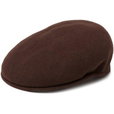 Kangol Men's Classic Wool 504 Cap, Our Most Iconic Shape, Tobacco (Large)