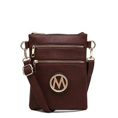 MKF Crossbody bag for women - Removable Adjustable Strap - Vegan leather Crossover Designer messenge