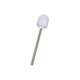 Wenko - Brosse wc de rechange pour porte-brosse wc avec manche en acier inox brillant,