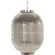 Beliani - Lustre Lampe Suspension Argentée en Nickel E27 Max 60W pour Éclairage de Salon ou Chambre