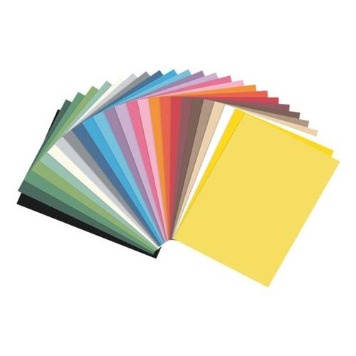 Tonpapier 130 g/m² 25 Farben, folia, 21x29.7 cm