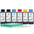 Octopus 6x 100ml PureInk refill ink compatible for Canon PGI-580, CLI-581 printer cartridges for Canon Pixma TS 8120, TS 8126, TS 8150, TS 8151, TS 8152, TS 9120, TS 9150, TS 9155 (not OEM)