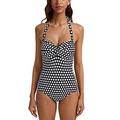 ESPRIT Women's Crosby Beach Swimsuit Swimming Costume, Black (Black 001), 14 (Size: 40)