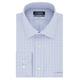 Chaps Men's Dress Shirt Regular Fit Stretch Collar Check, Gray Multi, 17" Neck 34"-35" Sleeve