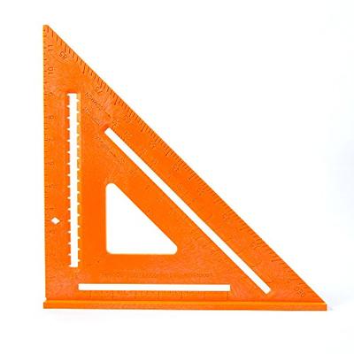 Swanson Tool T0701 12-Inch Speedlite Square Layout Tool (Structural Foam Plastic Orange)