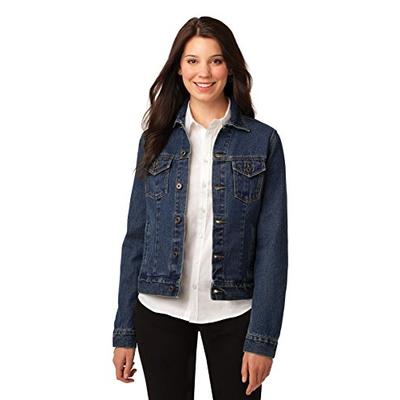 Port Authority Women's Port Authority Ladies Denim Jacket. L7620 M Denim Blue