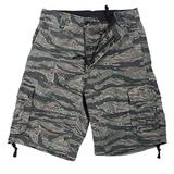 Rothco Vintage Infantry Utility Shorts, Tiger Stripe, Large screenshot. Specialty Apparel / Accessories directory of Specialty Apparel.