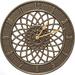 Whitehall Products Spiral Clock, French Bronze