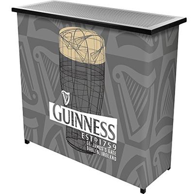 Trademark Gameroom Guinness Portable bar with Case - Line Art Pint