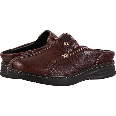 Drew Shoe Men's Drew Lightweight Fashion Clogs, Brown, Leather, 10.5 W