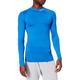 uhlsport Kinder Distinction Unterzieh-Shirt, azurblau, 164