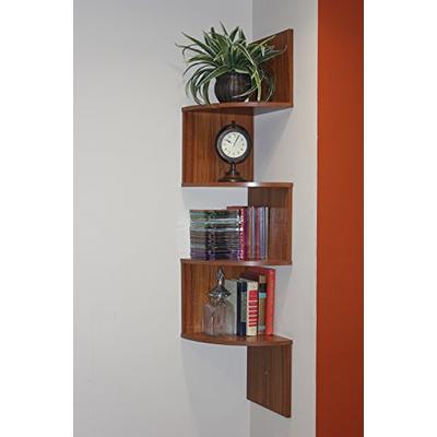 4D Concepts 99200 Shelves, Corner Shelf, Fruitwood
