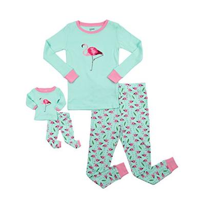 Leveret Kids & Toddler Pajamas Matching Doll & Girls Pajamas 100% Cotton 2 Piece Pjs Set (Size 2 Yea