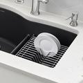 Blanco Diamond Stainless Steel Over the Sink Dish Rack Stainless Steel in Gray | 2.5 H x 12.4375 W x 16.3125 D in | Wayfair 236431