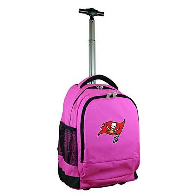 Denco NFL Tampa Bay Buccaneers Expedition Wheeled Backpack, 19-inches, Pink