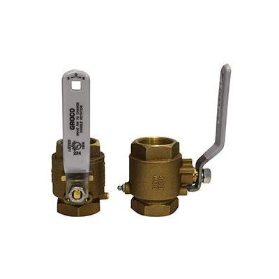 Groco 2" Npt Bronze in-Line Ball Valve - IBV-2000