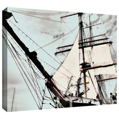 ArtWall Sailing on Star of India I Gallery Wrapped Canvas Artwork by Linda Parker, 36 by 24-Inch