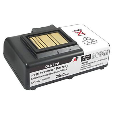 Artisan Power Zebra QLn320 (HC), QLn220 (HC), ZQ520, and ZQ510 Printers: Replacement Battery. 2600 m