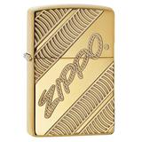 Zippo Coiled High Polish Brass Lighter screenshot. Tobacco Products directory of Gifts, Flowers & Food.