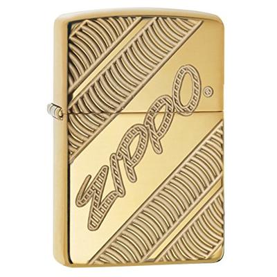 Zippo Coiled High Polish Brass Lighter