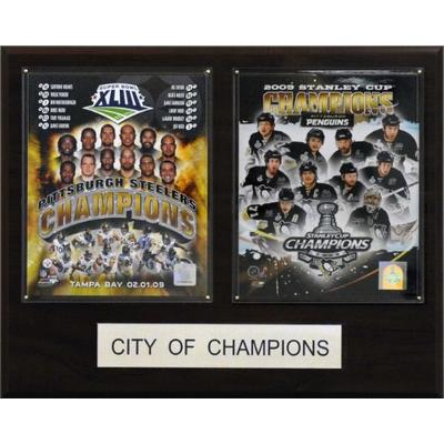 Pittsburgh 2009 City of Champions Plaque
