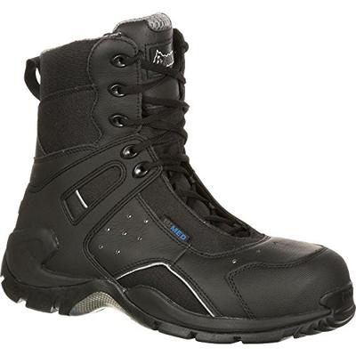 Rocky 1st Med Carbon Fiber Toe Puncture-Resistant Side-Zip Waterproof Duty Boot