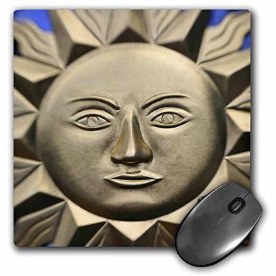 3dRose LLC 8 x 8 x 0.25 Sun Sign Artistic Abstract Douglas Peebles Mouse Pad (mp_84763_1)
