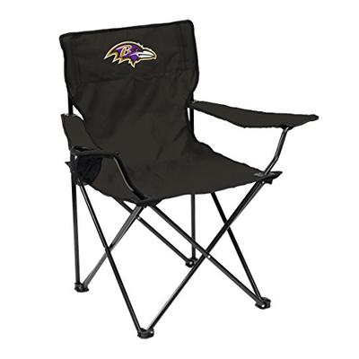 Logo Brands NFL Baltimore Ravens Quad Chair Quad Chair, Purple, One Size