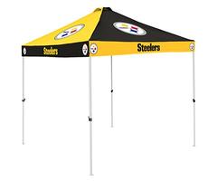 Logo Brands NFL Pittsburgh Steelers Checkerboard Tent Checkerboard Tent, Charcoal, One Size