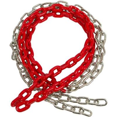 Swing Set Stuff 5 1/2 Ft. Coated Swing Chain (Red) with SSS Logo Sticker