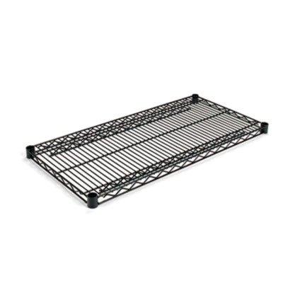 Alera SW583618BL Industrial Extra Wire Shelves, 36w x 18d, Black (Case of 2)