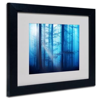 "Light Box Blues" Artwork with Black Frame by Philippe Sainte Laudy, 11 by 14-Inch