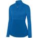 Augusta Sportswear Women's Shadow Tonal Heather 1/4 Zip Pullover M Royal