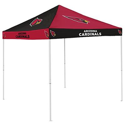 Logo Brands NFL Arizona Cardinals Checkerboard Tent Checkerboard Tent, Cardinal, One Size