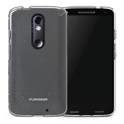 PureGear Slim Shell Case for Motorola Moto Droid Turbo 2 - Clear/Clear