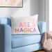 Isabelle & Max™ Adaira You Are So Magical Lumbar Pillow Polyester/Polyfill blend | 14 H x 20 W x 1.156 D in | Wayfair