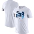 "Men's Nike Paul George White Oklahoma City Thunder Player Performance T-Shirt"